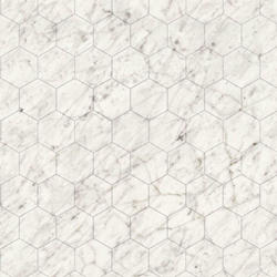 Miniature White Carrara Marble Formica Flooring Tile Sheet