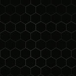 Miniature Black Hexagon Formica Flooring Tile Sheet