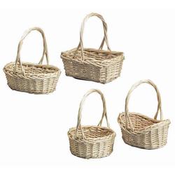 Set of Nesting Willow Baskets for Gift and Fruit Baskets