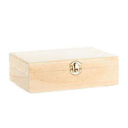 Unfinished Wood Cigar Box