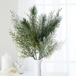 Artificial Frosted Cedar Pine Needle Pick