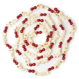 Bulk Case of 36 Artificial Popcorn and Cranberry Garland
