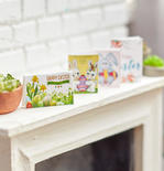 Dollhouse Miniature Easter Card Set