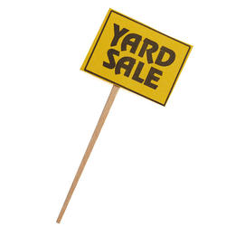 Miniature Yard Sale Sign