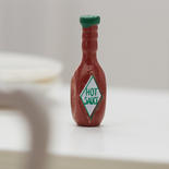 Dollhouse Miniature Hot Sauce Bottle