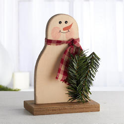 Rustic Wood Snowman