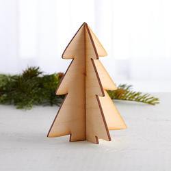 Wood Standing Christmas Tree