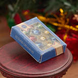 Dollhouse Miniature Vintage Christmas Ornament Box