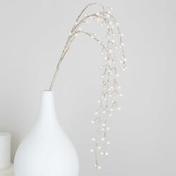 Artificial Hanging Glitter Pearl Branch