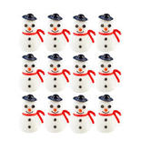 Bulk Case of 2880 Miniature Flocked Snowmen
