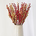 Red and Creamy White Artificial Berry Sprays