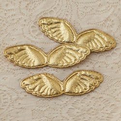 Gold Puffy Angel Wing