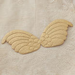 Gold Puffy Angel Wings