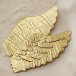 Gold Embossed Angel Wing