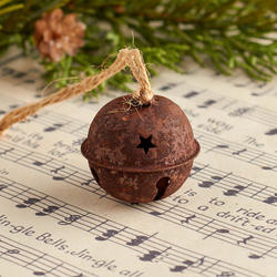 Rustic Sleigh Bell Ornament