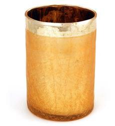 Bulk Case of 24 Gold Glass Candle Holders