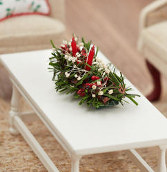 Miniature Holiday Pine Greenery Accent