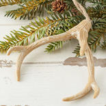 Faux Deer Antler Ornament