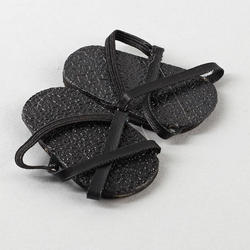 Black Strap Doll Sandals - True Vintage