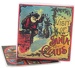 Miniature Visit Of Santa Claus Game Board