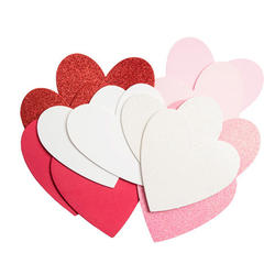Assorted Craft Foam Solid and Glitter Hearts