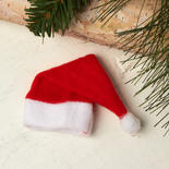Red Fleece Santa Doll Hat