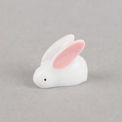 Miniature White Long Ear Bunny