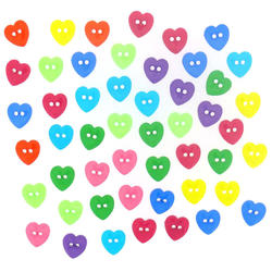 Dress It Up Simple Hearts Buttons