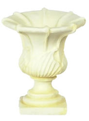 Dollhouse Miniature Ivory Caesars Urn