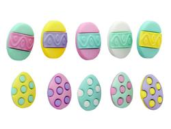 Dress It Up Painted Easter Eggs Buttons