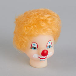New Vintage Stock  Doll Head Bald Clown Crafts Parts 