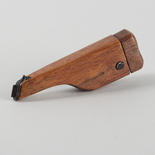 Miniature Mauser Broomhandle Shoulder Stock Holster - Vintage