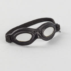 Miniature Doll Aviation Goggles with Lenses - Vintage