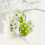 Hanging Polka Dot Easter Egg Ornaments