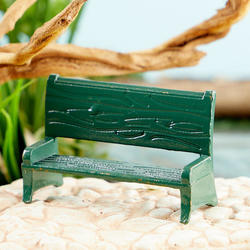Miniature Green Park Bench