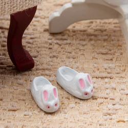 Dollhouse Miniature Bunny Slippers