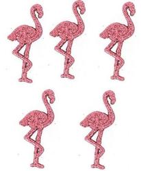 Dress It Up Fabulous Flamingos Buttons