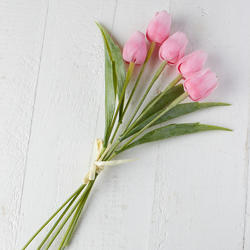 Artificial Pink Tulip Bundle