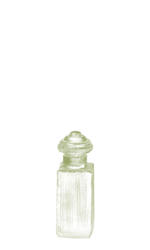 Dollhouse Miniature Green Bottle