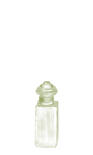 Dollhouse Miniature Green Bottle