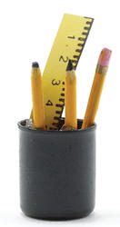 Dollhouse Miniature Pen and Pencils Cup