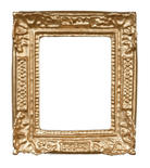 Dollhouse Miniature Ornate Gold Frame