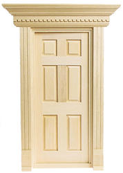Dollhouse Miniature Yorktown Prehung Door