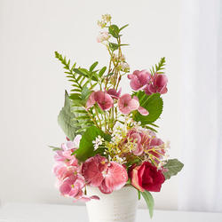 Pink Artificial Hydrangea Bouquet