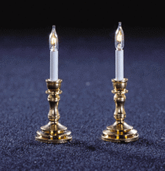 Dollhouse Miniature 12v Candle Sticks