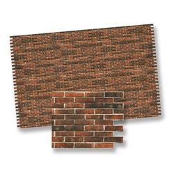 Dollhouse Miniature Brick Wall Sheet