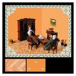 Dollhouse Miniature Complete Room Deco Sheets