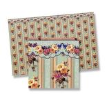 Dollhouse Miniature Floral Wallpaper