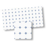 Dollhouse Miniature Blue Diamond Mosaic Floor Tile Sheet