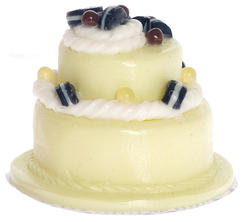 Dollhouse Miniature 2-Tier Cookie Cake